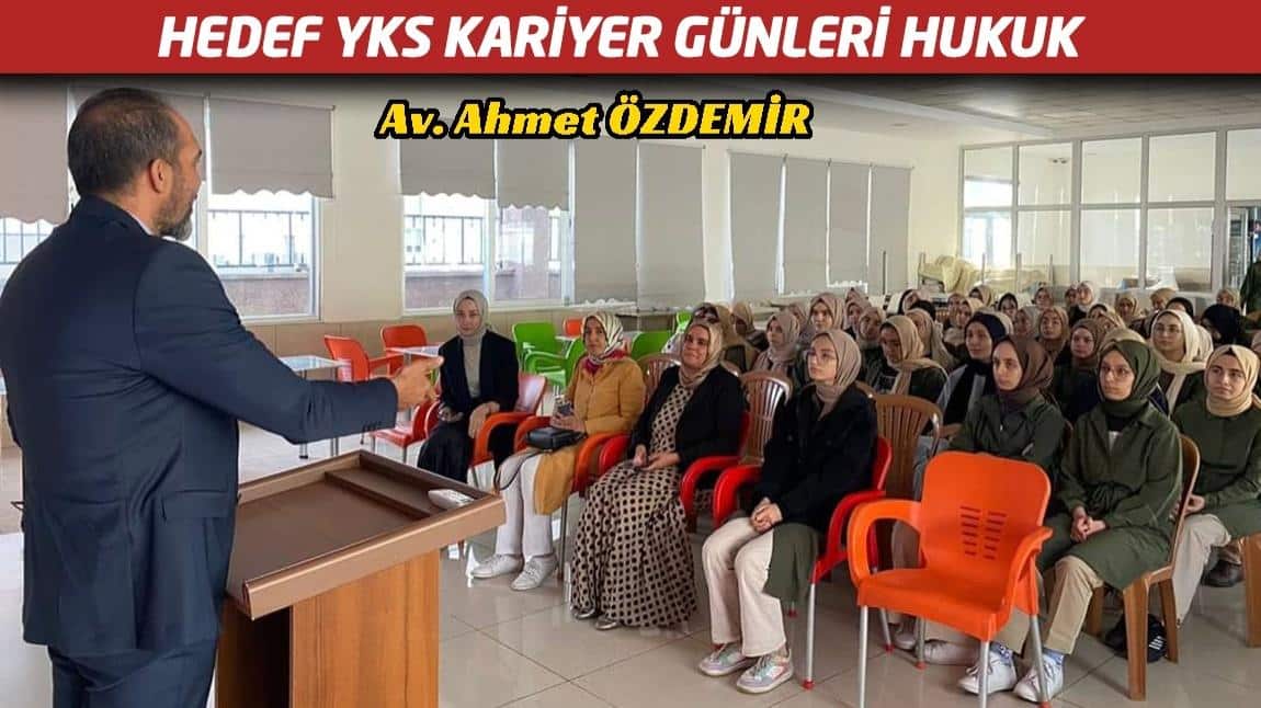 HEDEF YKS  KARİYER GÜNLERİ HUKUK  Av. Ahmet ÖZDEMİR